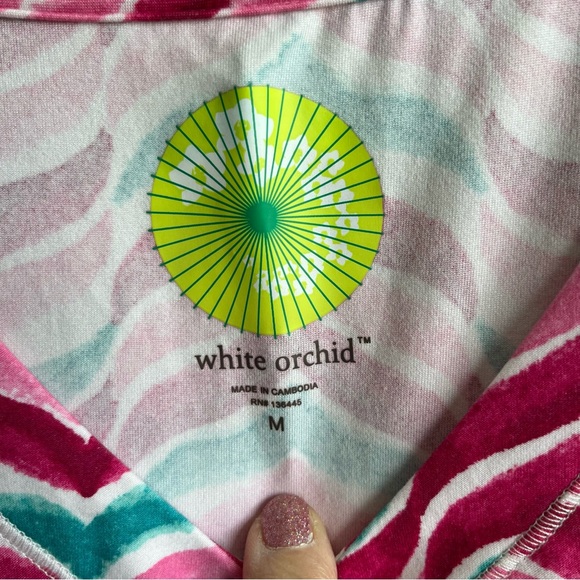 White Orchid Night Gown Sz M - Picture 3 of 7